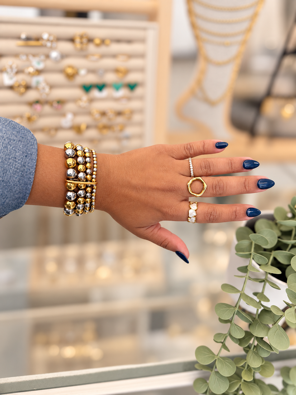 Silver & Gold Bracelest